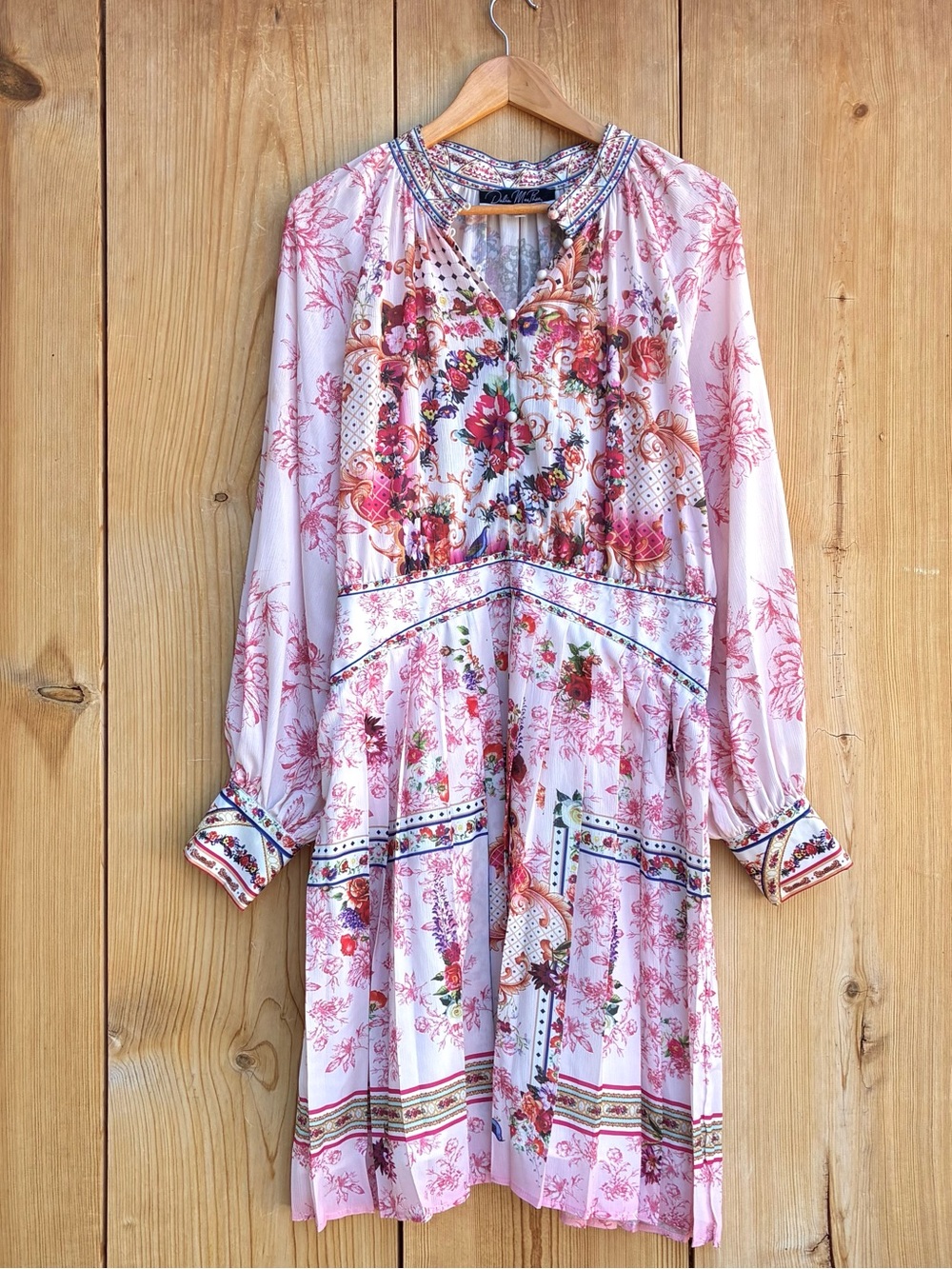 Dalia Macphee Floral Dress Sz Large